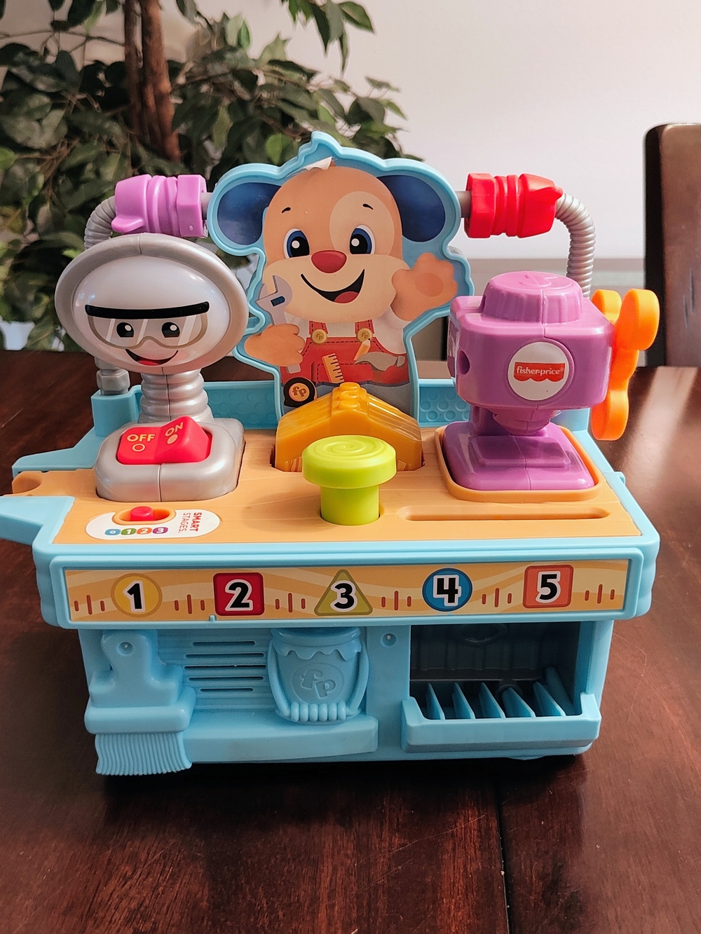 Fisher-Price Multicolor Learning Workbench with Interactive Tools